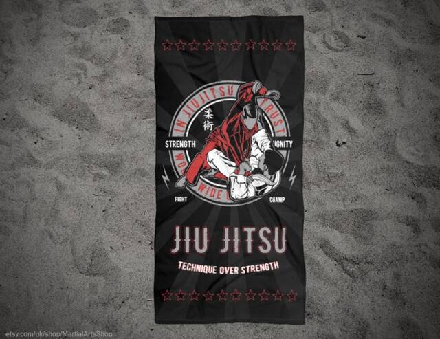 Jiu Jitsu Beach Towel, Bjj