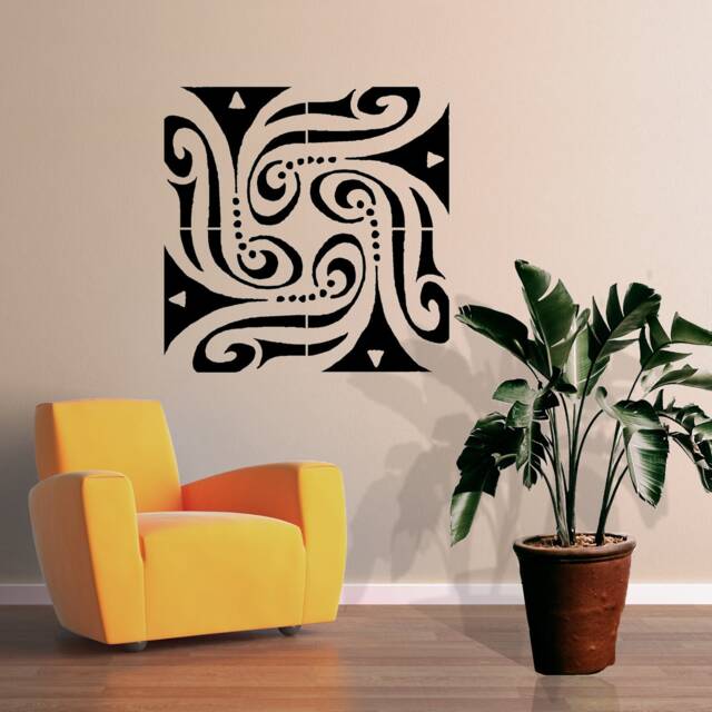 "Diy Giant Wall Tile Decor Vinyl Decal Stickers - Ready To Apply 36""x36" - image 1