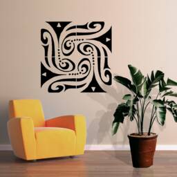 "Diy Giant Wall Tile Decor Vinyl Decal Stickers - Ready To Apply 36""x36" - thumbnail 1