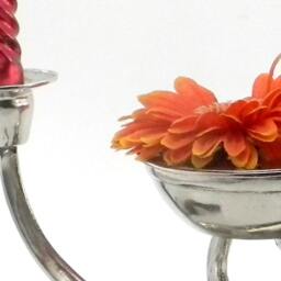 Design Cavagnini Candelabra Elegant For Mother's Day. Pewter Candlestick, Remains Polished Over Time - thumbnail 3