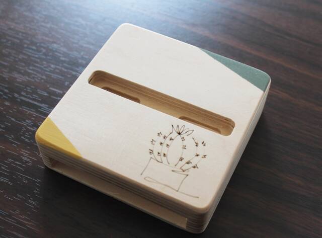 Phone Stand For Desk, Wood Phone Stand, Rack Holder. Amplifier - image 1