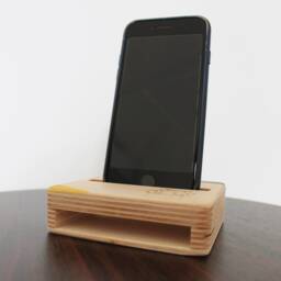 Phone Stand For Desk, Wood Phone Stand, Rack Holder. Amplifier - thumbnail 3