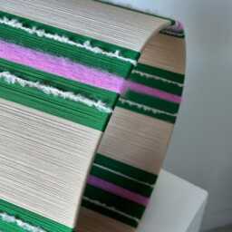 Handwoven Cotton Lampshade Colour Blocked Shade For Chandeliers - thumbnail 2