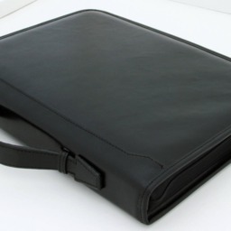 Leather Portfolio With Zipper, Organizer For Men, Anniversary Gift, Personalized Document Folder - thumbnail 4
