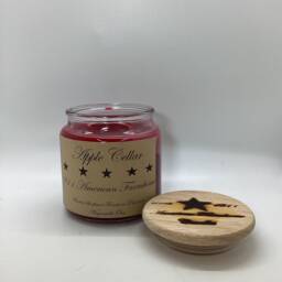 Apple Cellar Highly Scented Candle/Apothecary Jar 18Oz/Paraffin Wax/Farmhouse Candle/Hand Poured Candle/Country-Primitive Candle - thumbnail 2
