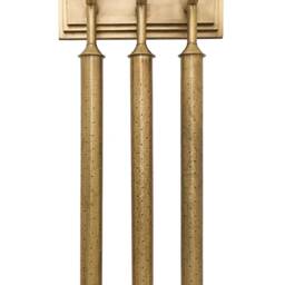 stylish Triple-Shaded Sconce-style Wall Light Blending The Best Of Moroccan & Contemporary Design, Handmade Brass Sconce - thumbnail 3