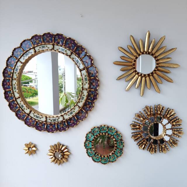 "Peruvian Mirrors ""Purple Felicidad" - image 1