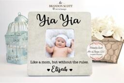 Yia Yia Gift, Frame, Mothers Day Greek Grandma - thumbnail 1