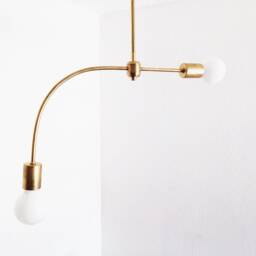 Arched Pendant Chandelier Modern Brass Dining Room Living Bathroom Ul Listed - thumbnail 3