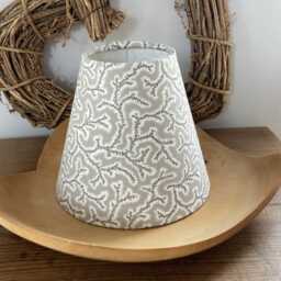 Ian Sanderson Dulcie French Grey Luxury Candle Clip Lampshade. Bespoke. Handmade. Wall Lights. Chandeliers - thumbnail 2
