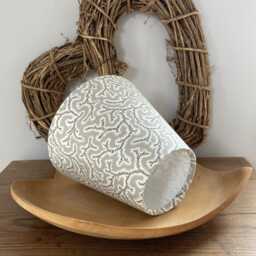 Ian Sanderson Dulcie French Grey Luxury Candle Clip Lampshade. Bespoke. Handmade. Wall Lights. Chandeliers - thumbnail 4