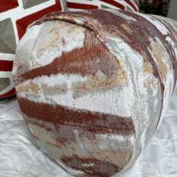 "Orange Fall Bolster Pillow - 16"" X 6" - thumbnail 2