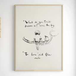 Framed Charlie Mackesy Print, The Boy The Mole Fox & Horse High Quality Poster. For Newborn Kids Room, Nursery, School, Arts Shop - thumbnail 2