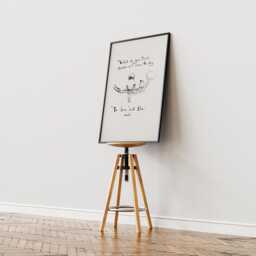 Framed Charlie Mackesy Print, The Boy The Mole Fox & Horse High Quality Poster. For Newborn Kids Room, Nursery, School, Arts Shop - thumbnail 3