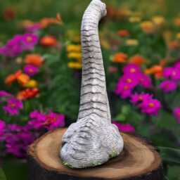 Massive Brachiosaurus Garden Sculpture Cement Dino Figure Outdoor Jurassic Decoration Large Prehistoric Animal Art Gothic Wildlife Ornament - thumbnail 4