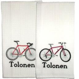 Bicycle Towel Custom Embroidered & Personalized - thumbnail 2