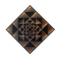 string Art - Dive Into The Depths Sacred Forms Geometry 3Dart Wall Spiritual Gift Yoga Design Decor Medetation - thumbnail 3