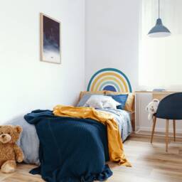 Mural Rainbow Wall Decal Boho Kids Room Decor, Plastic-Free - thumbnail 4