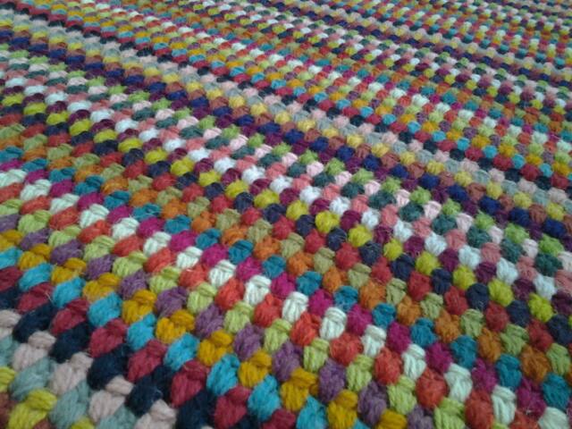 Handmade Wool Rug Colorful Area Rug, Modern Design - image 1