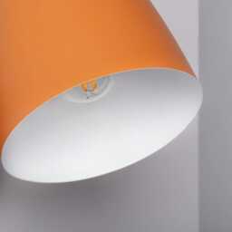 Lora - Modern Bedside Orange Wall Lamp Scandinavian Sconce For Reading Retro Light Fixture - thumbnail 3