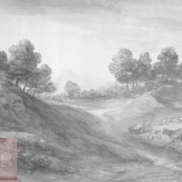 Vintage Countryside Landscape Wall Mural Rustic Farmhouse Reusable Wallpaper - thumbnail 3