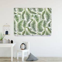 Fern Roller Blind, Children's Made To Measure, Dinosaur Botanical Blind - thumbnail 2