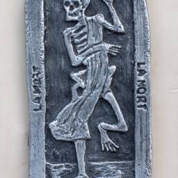 Death Tarot Card, Etteilla Style, Book Of Thoth. - Cast Aluminum Or Resin - thumbnail 3