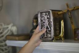 Death Tarot Card, Etteilla Style, Book Of Thoth. - Cast Aluminum Or Resin