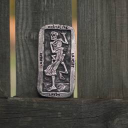 Death Tarot Card, Etteilla Style, Book Of Thoth. - Cast Aluminum Or Resin - thumbnail 2