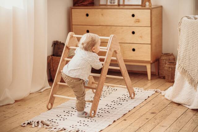 Climbing Foldable Triangle - Baby Climber, Ladder Step Frame Kletterdreieck - image 1