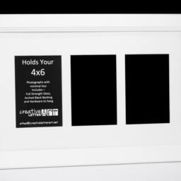 White Picture Frames With 3 4 5 6 7 8 9 10 Opening Collage Mat To Hold 4x6 Photographs For Wedding Sign, Newborn Timeline, Name Frame - thumbnail 2