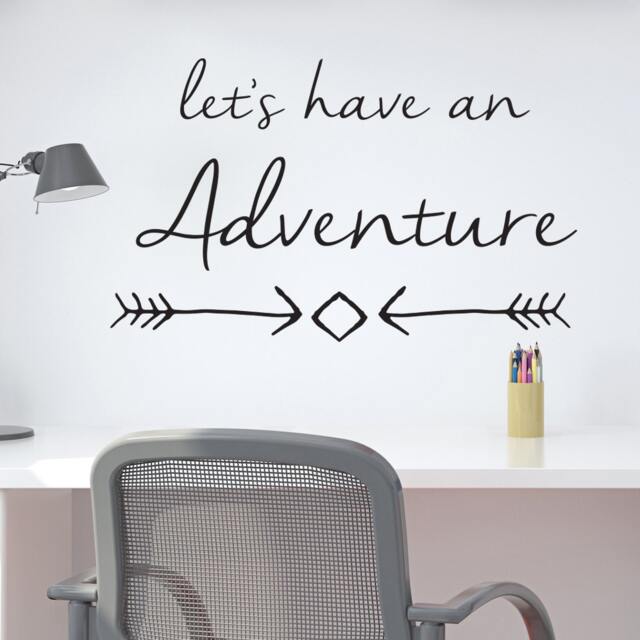 Wall Sticker Lets Have An Adventure-Wall Decal-Kid's Bedroom-Child's Bedroom-Home Decor-Playroom Stickers-Nursery - image 1
