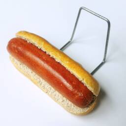 Handmade Hot Dog Business Card Holder, Food Truck Decor - thumbnail 1