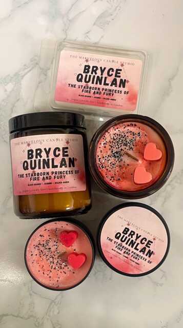 Bryce Quinlan Candle - Crescent City Fan Parody Booktok Merch Fantasy Romance Gift Romantasy Bookshelf Decor - image 1