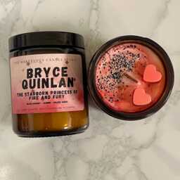 Bryce Quinlan Candle - Crescent City Fan Parody Booktok Merch Fantasy Romance Gift Romantasy Bookshelf Decor - thumbnail 2