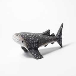 Hand Carved Wooden Whale Shark Figurine, Rustic Ocean Decor, Gentle Giant Marine Life Art, Unique Scuba Diver Gift, Nautical Nursery Decor - thumbnail 3