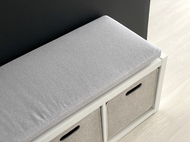 Velvet Bench Cushion With Non-Slip Bottom/ Piano Pad/ Cosy Window Seat Cover/ Custom Banquette Cushion/ 2 - image 1