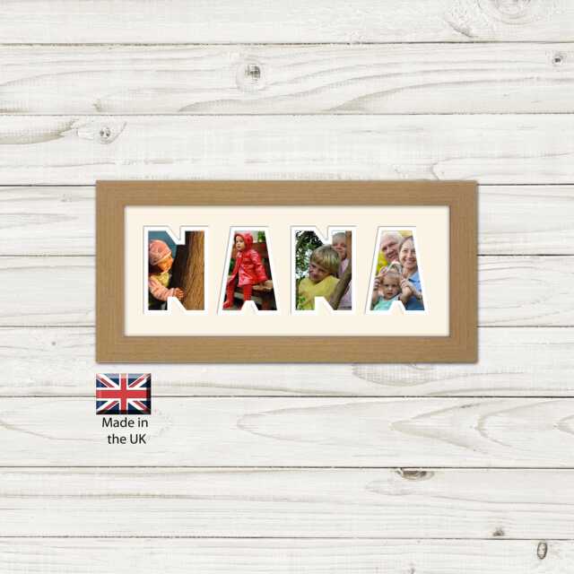 Nana Photo Frame Word Name Special Gift Mother's Day 61-Bb By Photos in A Word - image 1