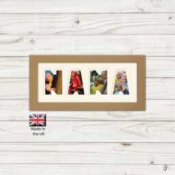 Nana Photo Frame Word Name Special Gift Mother's Day 61-Bb By Photos in A Word - thumbnail 1