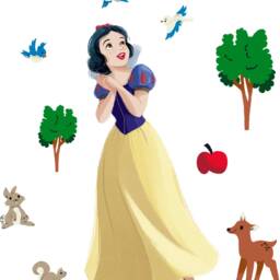 Princess Girls Room Decorations Removable Repositionable Wall Stickers Decal Home Decor Art 10 - thumbnail 2