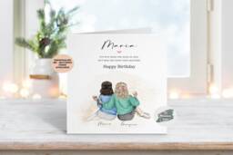 Personalised Friend Birthday Card - Custom Friendship Keepsake - thumbnail 1