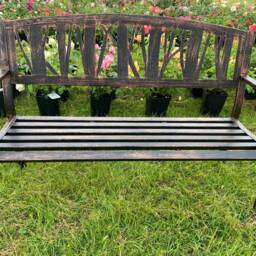 Bronze Lydford Garden Bench, Outdoor Seating - 127cm - thumbnail 3
