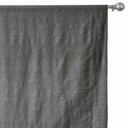 Charcoal Gray 100% Pure Silk Dupioni Curtain Panels - Rod Pocket, Grommet, Box Pleat, Three Pinch Tab Top & Plain Ring Top - thumbnail 3