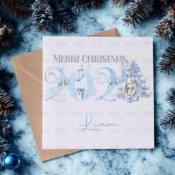 Personalised Kids Christmas Decoration - Grandson Gift Custom Bauble For Boys & Girls Stocking Filler Eve Box - thumbnail 2