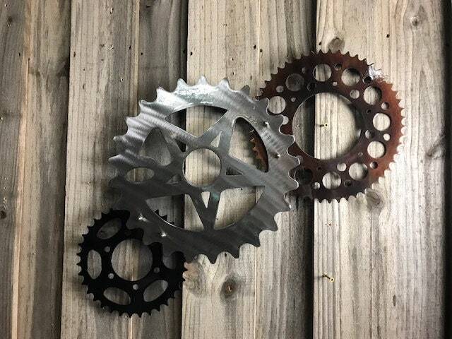 Gearhead Metal Wall Art, Motorhead Steampunk, Garage Decorations, Mancave - image 1