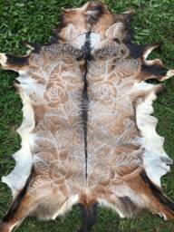 Rose Print Goat Hide - thumbnail 1