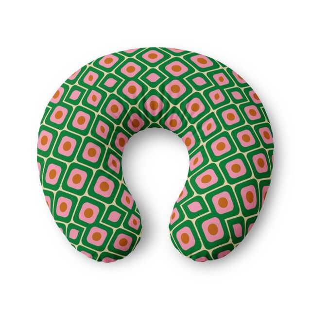 70's Retro Nursing Pillow Cover - image 1