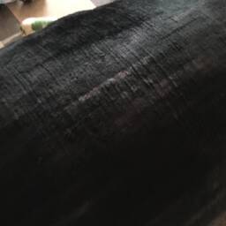 Black Silk Ikat Velvet Pillow Cover Traditional Handwoven Uzbek Fabric - thumbnail 4