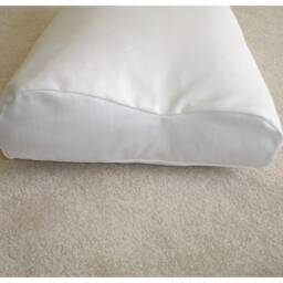 Tempur Original Pillow Cover Only 50x31cm Case Neck Pedic Medium Size Orthopaedic Cushion White Ergonomic Pillowcase Plain Solid Stripes - thumbnail 2