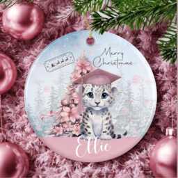 Personalised Kids Christmas Decoration - Granddaughter Gift Custom Bauble For Girls Stocking Filler Eve Box